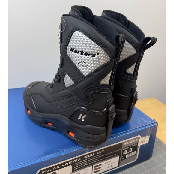 Korkers Men's Polar Vortex BOA Waterproof Insulated Boots, 1200 Gram New - Picture 4 of 13